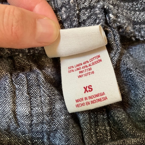 MOSSIMO linen cotton blend shorts XS - Picture 4 of 5